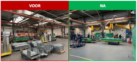 Voorbeeld 5s werkplekorganisatie: de eerste verbeterslag is gemaakt